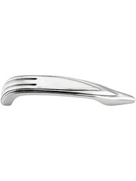 Streamline Deco Cabinet Handle - 4 inch Center to Center in Polished Nickel.